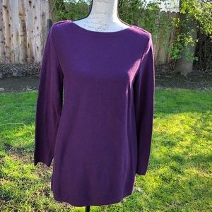 J. Jill Purple long sleeve tunic